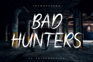 Bad Hunters: A Bold Display Font for Editorial Design