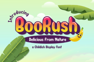 BooRush: A Playful Display Font for Campaign Creativity