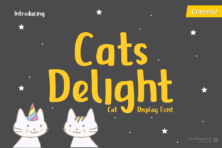 Cats Delight: A Display Font for Memorable Branding
