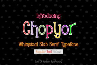 Chopyor: A Playful Serif for Editorial Magic