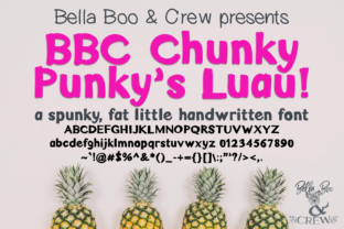 Chunky Punky Luau: A Font for Editorial Personality