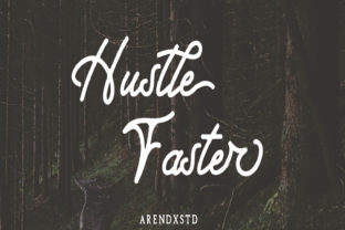 Hustle Faster Font for Creative Makers