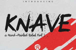 Knave: A Bold Typeface for Rebellious Branding