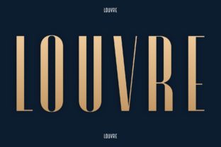 Louvre: A Timeless Display Font for Editorial Excellence