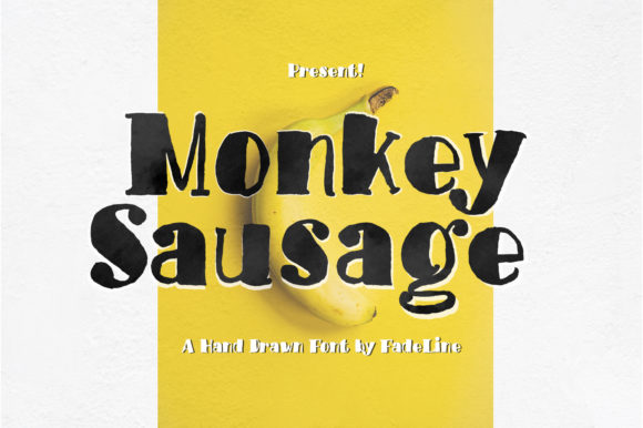 Monkey Sausage: A Font That Brings Playfulness to Editorial Design