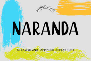 Naranda: A Display Font for Editorial Design