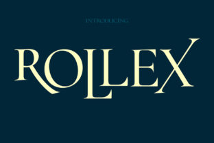 Rollex: A Timeless Display Font for Digital Design