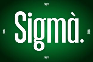 Sigma: A Display Font for Campaign Impact