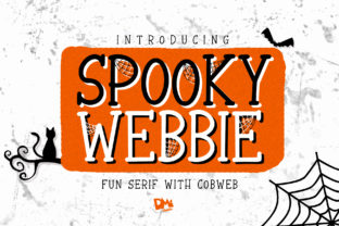 Spooky Webbie: The Ultimate Display Font for Halloween Marketing