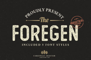 The Foregen: A Display Font with Character and Purpose