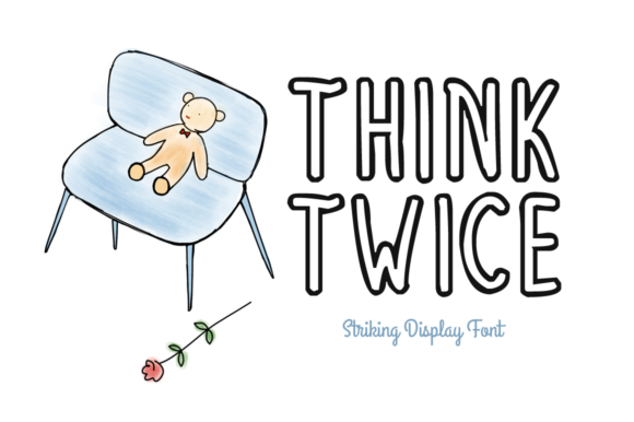 Think Twice: A Handwritten Font for Editorial Grace